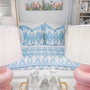 Laura Park duvet with euro shams